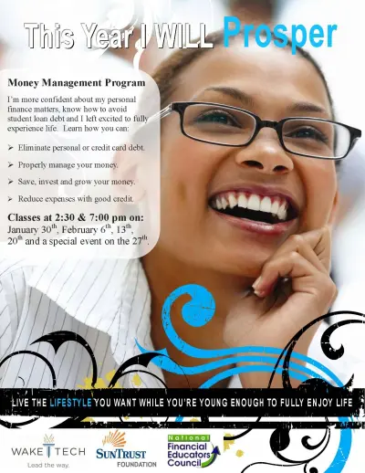 Promoting a financial education campaign