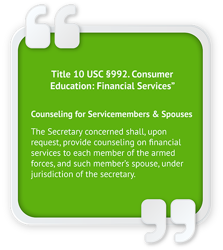 Concepts for Military Financial Literacy Extensions