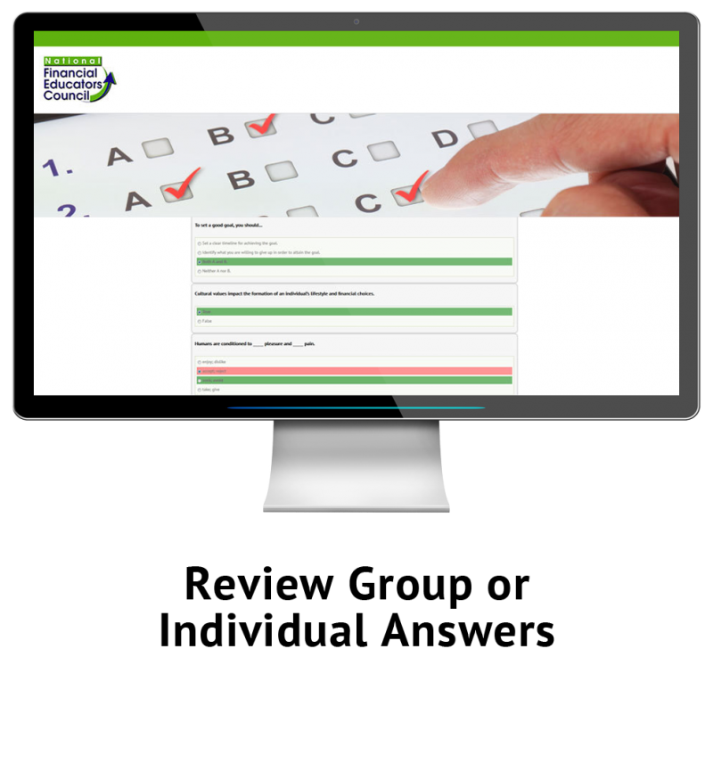 Decisive Personal Finance Quiz for High School Students Components