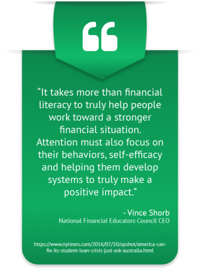 Planning for Benefits of Financial Education in Schools Qualifications