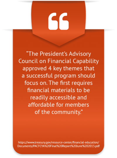 Procedures for Youth Financial Literacy Statistics Action Steps