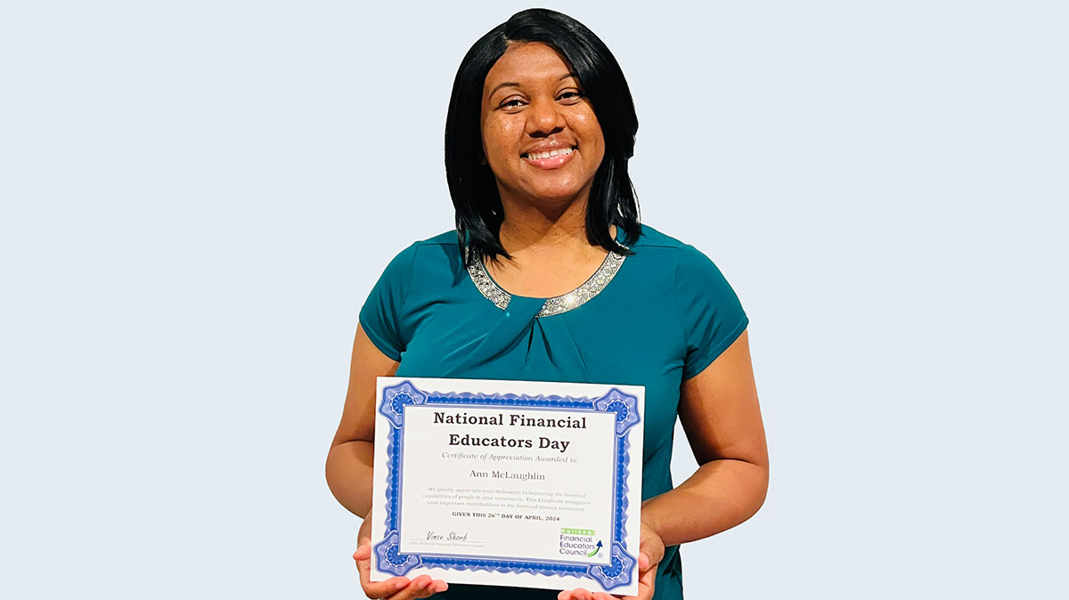 Ann McLaughlin - Financial Educators Day Honoree