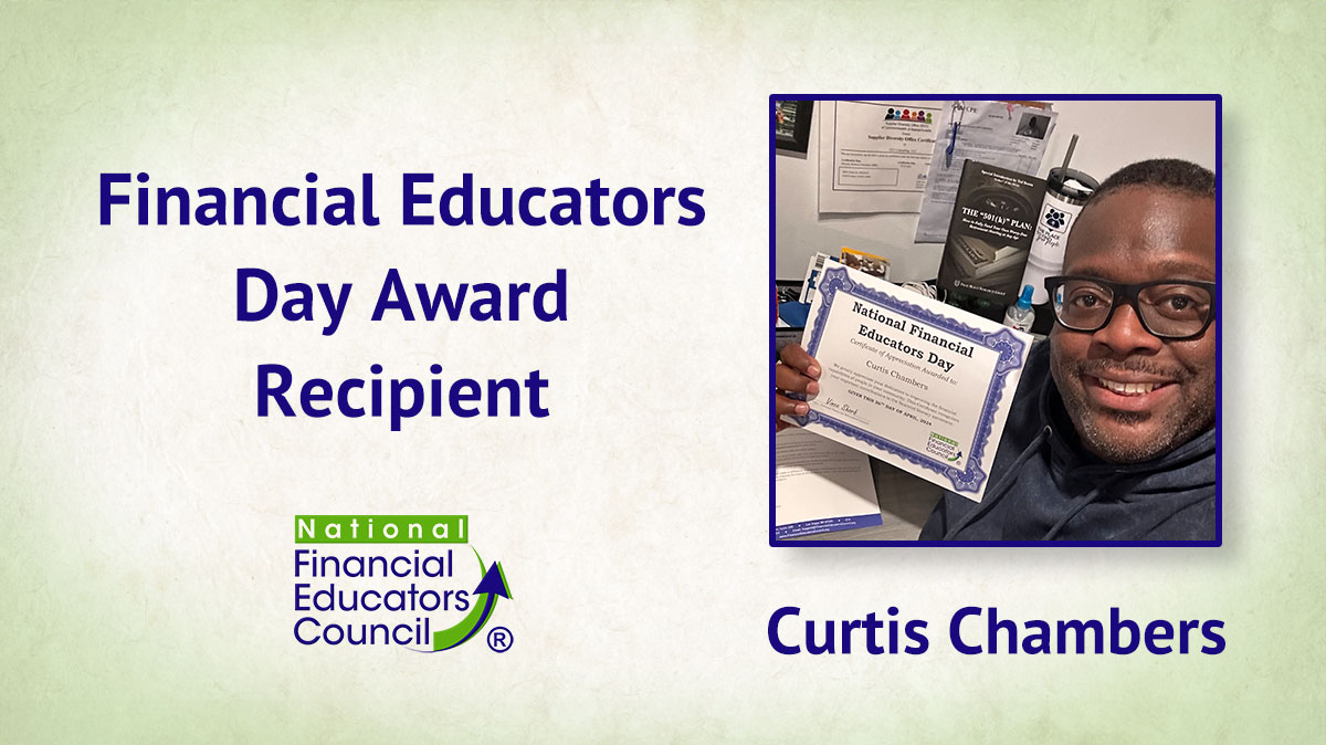 Curtis Chambers MA full FED 2024 1200w Curtis Chambers - Financial Educators Day Honoree