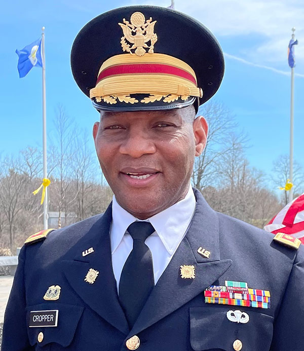 Ellis Cropper dress uniform2-cropped Ellis Cropper served in the U.S. Army for 22 years, followed by 12 more split between the National Guard and U.S. Army Reserves.