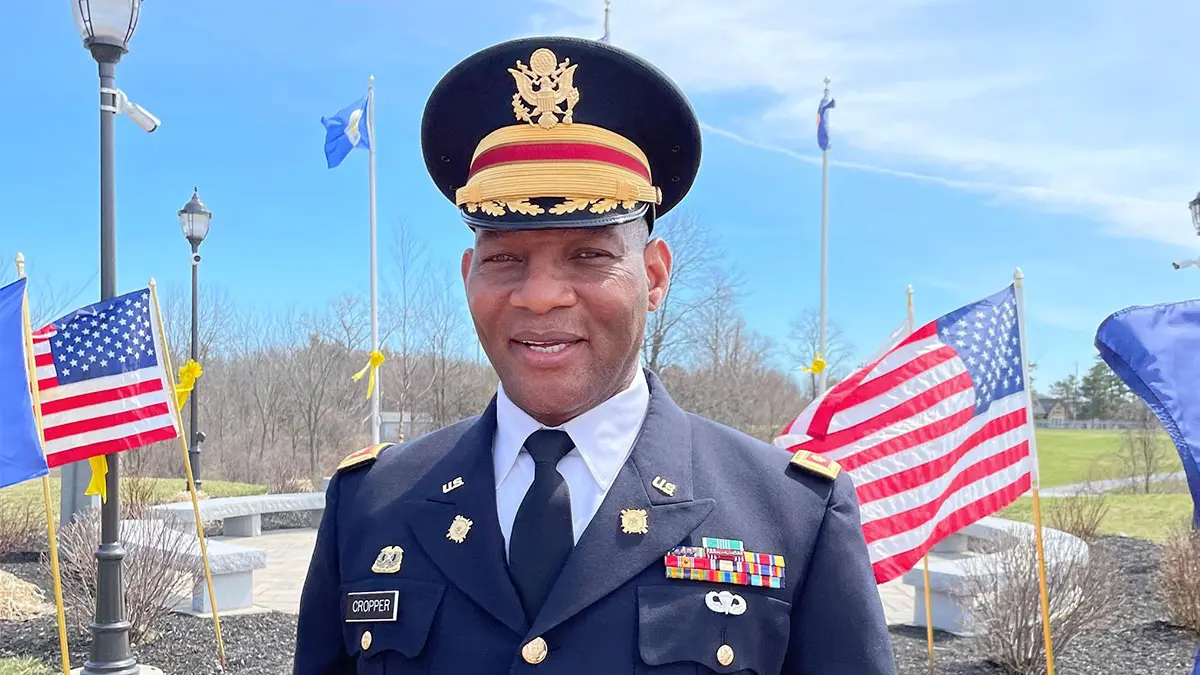 Ellis Cropper’s personal story, including spending 34 years in the U.S. Army before entering financial services and education.