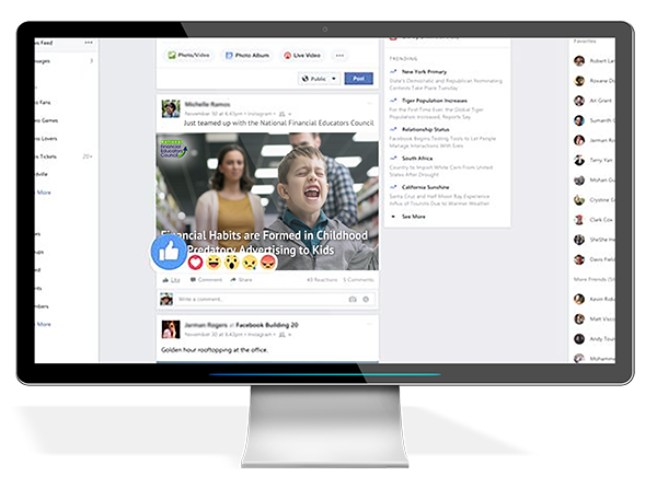 Financial Habits are formed in childhood, stop predatory advertising to kids