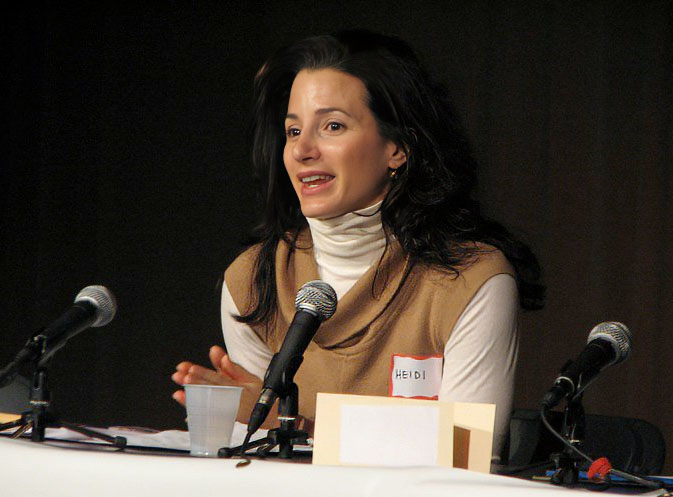 Heidi Albert brown dress panel edited Heidi Albert, Director of People & Culture for The Greenwood Project, Speaks at a Panel Discussion