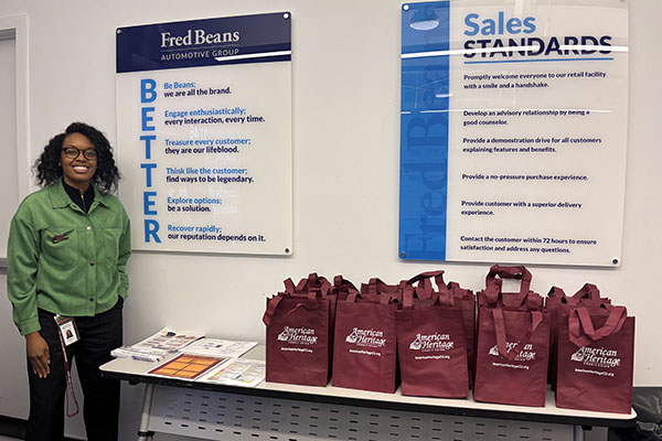 New Jersey Community Champion Krystal Nunn at American Heritage Credit Union Events 1