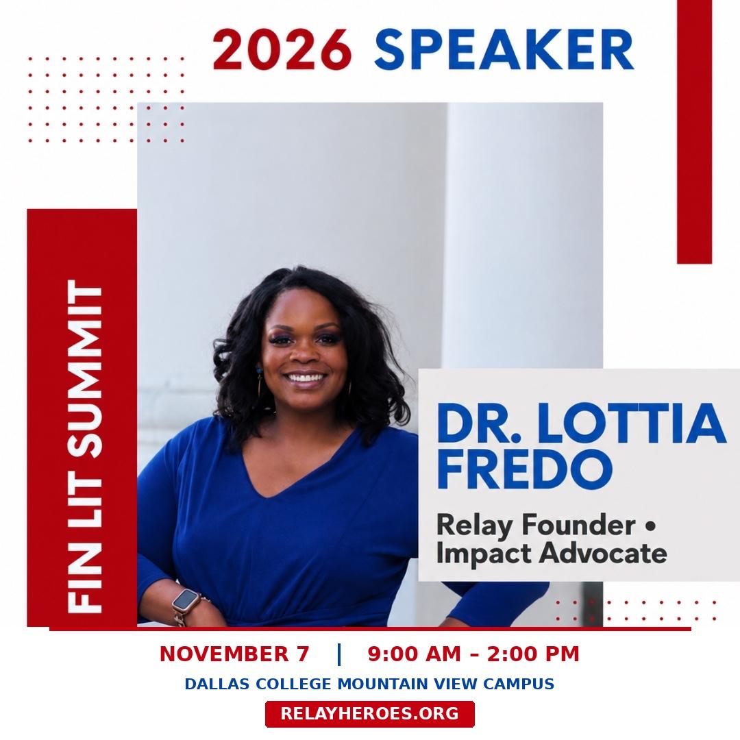 Lottia Fredo, Founder, Relay: Heroes Today, Leaders Tomorrow