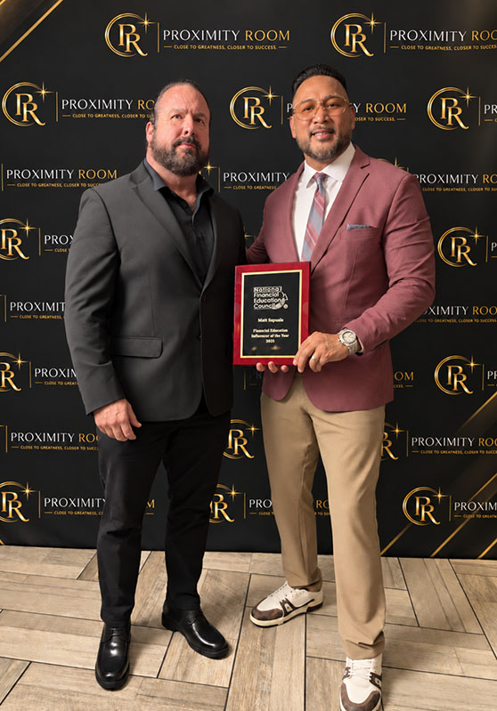Matt Sapaula 2026 Financial Education Instructor of the Year Matt Sapaula 2026 Financial Education Instructor of the Year
