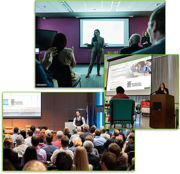 Advisory board members receive first opportunities for speaking events and connections to our board network.