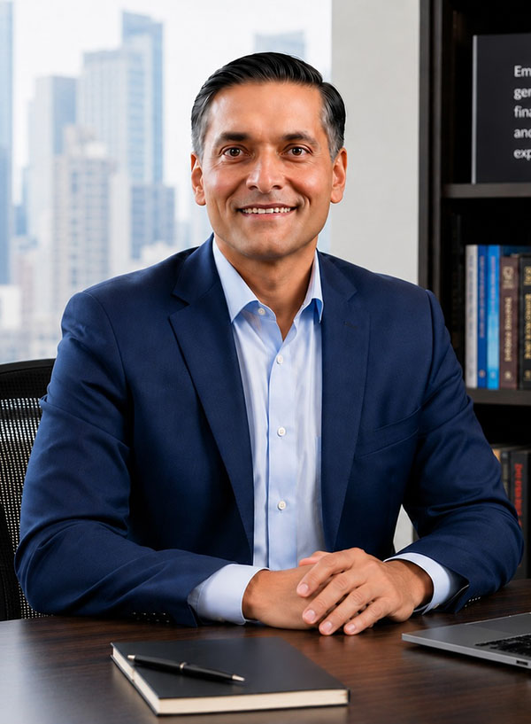 Sanjay Pani_Modern Office 600w Sanjay Pani’s work sits at the intersection of technological innovation and entrepreneurial drive