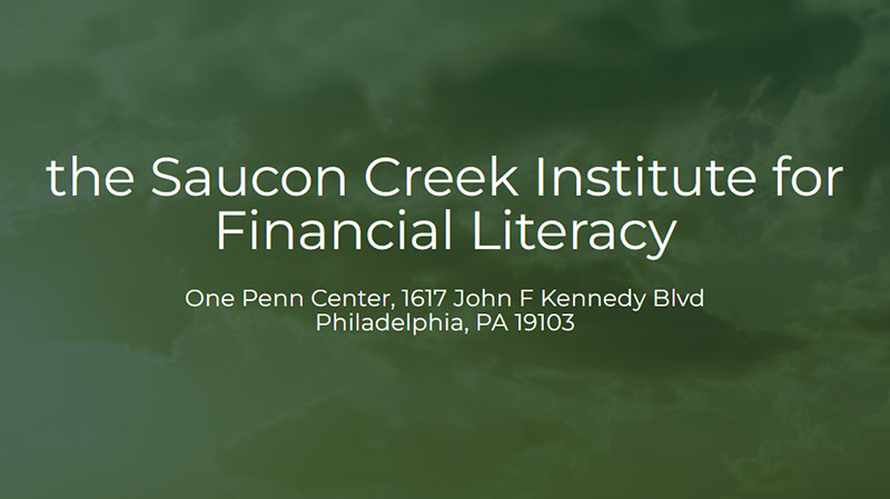 The Saucon Creek Institute for Financial Literacy Delaware Community Contributions