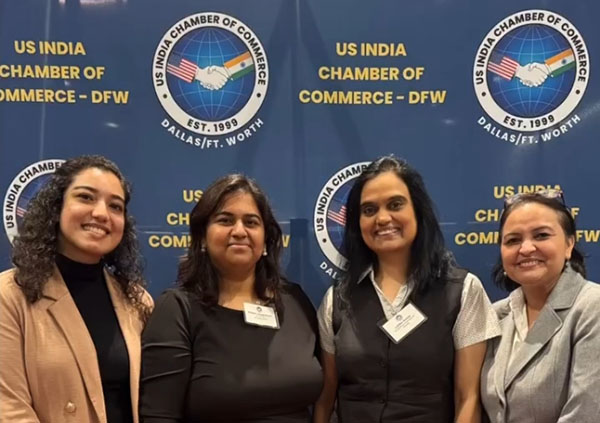 Preethi Jayaprakash of JP Financials at an US-India Chamber of Commerce Event
